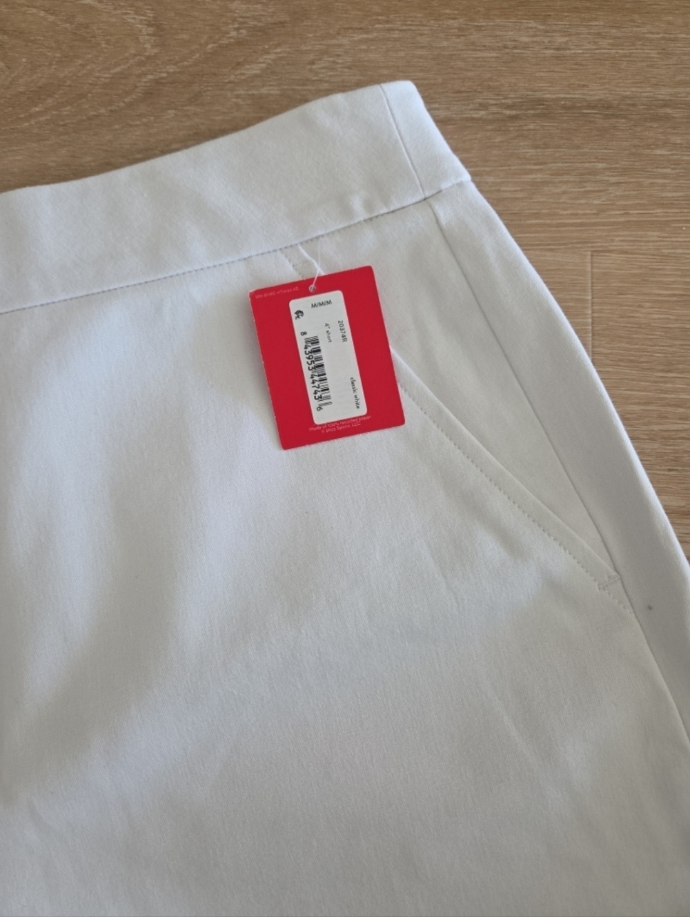 SPANX White High-Waist Tailored Shorts - Picture 3 of 4